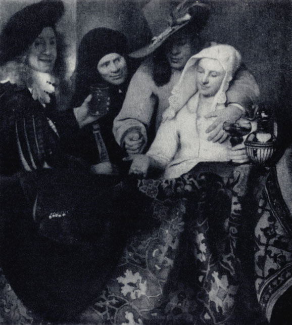Ян Вермеер. У сводни. 1656. Дрезден, Картинная галерея.