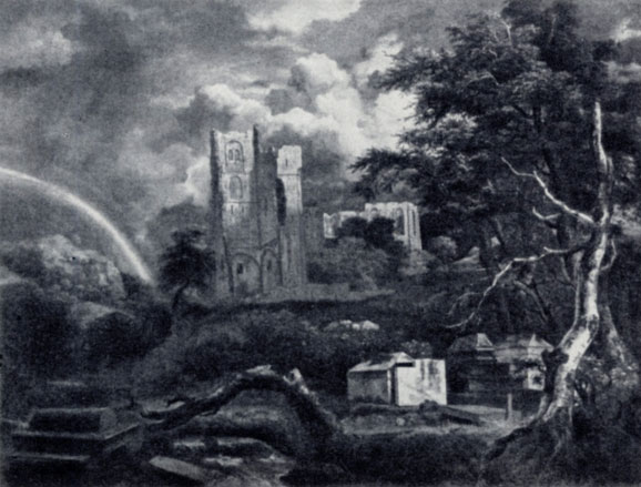 Якоб ван Рейсдаль. Еврейское кладбище. 2-я половина 1660-х гг. Детройт, Институт изящных искусств