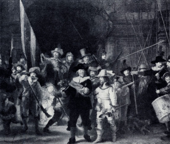 Рембрандт. Ночной дозор. 1642. Амстердам, Рейксмузей