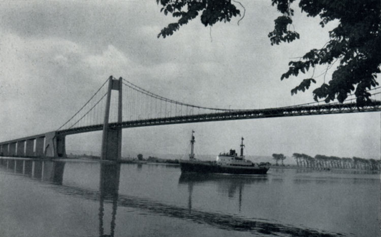 Мост через Сену в Танкарвиле. 1959 г.