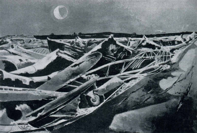 Пол Нэш. Мертвое море. 1940—1941гг. Лондон, галлерея Тейт. 