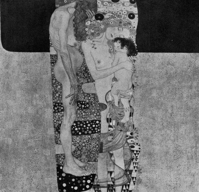 Густав Климт. Три возраста. 1908 г. Рим, Национальная, галлерея современного искусства.