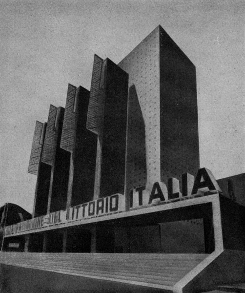 Марио де Ренци, Адальберте Либера. Павильон Италии на Международной выставке в Брюсселе. 1935 г.