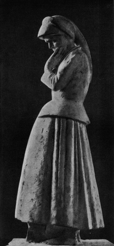 Христос Капралос. Мать художника. Гипс. 1950-е гг. Собственность художника.