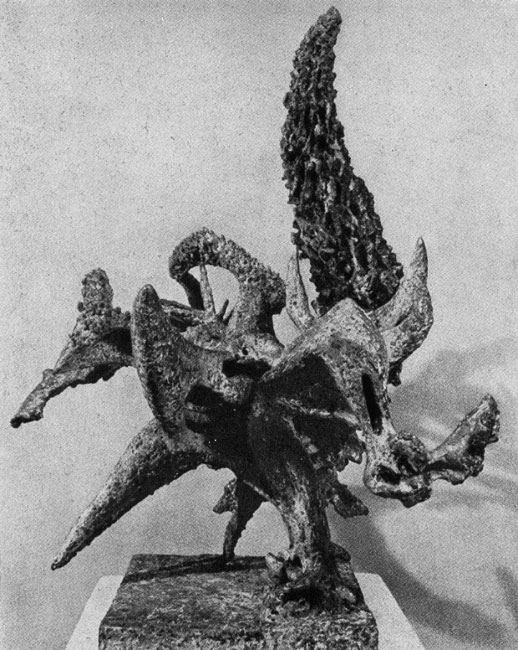 Теодор Рожак. Призрак Китти Гоука. Металлический сплав. 1946— 1947 гг. Нью-Йорк, Музей современного искусства.