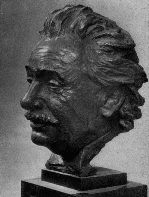 Джо Дэвидсон. Альберт Эйнштейн. Бронза. 1934. Нью-Йорк, Музей американского искусства Уитни.