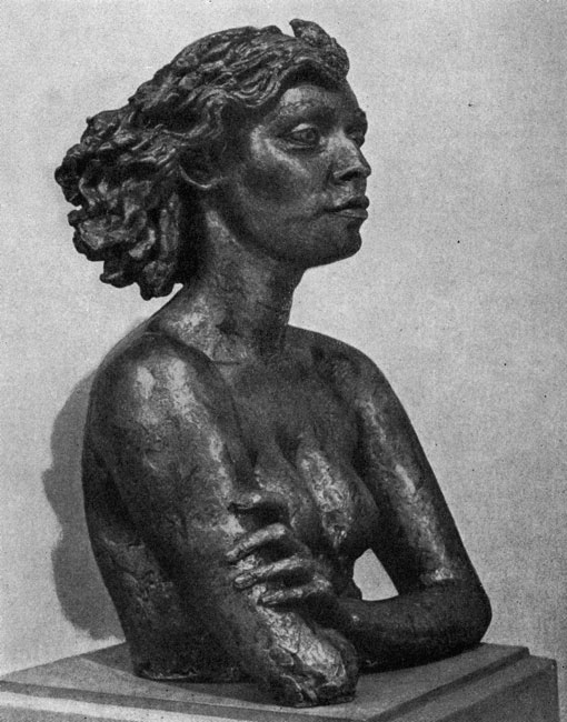 Джекоб Эпстейн. Ориоль Росс. Бронза. 1932 г. Нью-Йорк, Музей современного искусства.