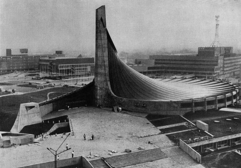 Кендзо Танге. Олимпийский гимназиум в Токио. 1963—1964 гг.