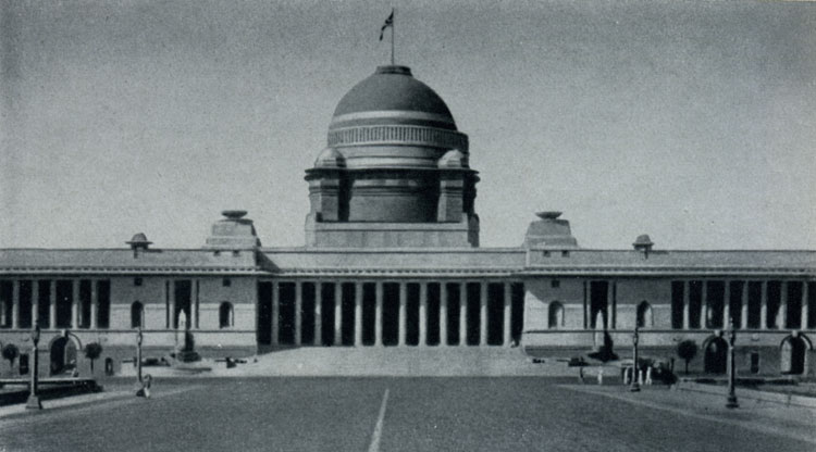  Герберт Бейкер. Здание парламента в Дели. 1911—1931 гг.