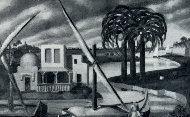 Махмуд Саид. Осень. 1929 г. Каир, Музей современного искусства.