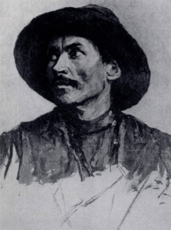 П. Г. Волокидин. Портрет рабочего. 1906 г
