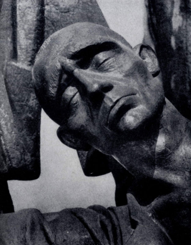 Ф.Кремер. Памятник борцам сопротивления фашизму в Бухенвальде. Фрагмент