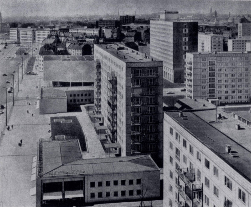 Застройка Карл-Маркс-Алле в Берлине. 1960 — 1964 гг