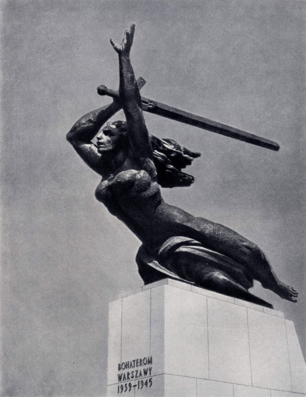 М. Конечный. Памятник героям Варшавы. Бронза, гранит. Открыт в 1964 г