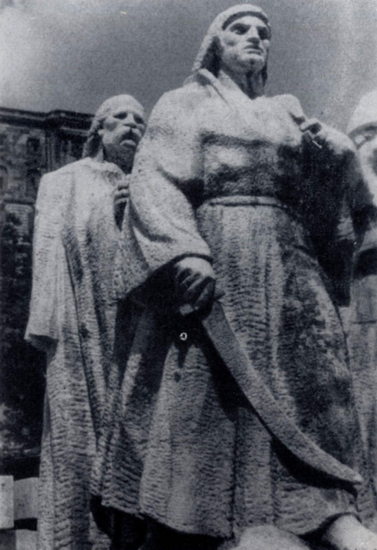 И. Киш. Памятник Дьердю Доже в Будапеште. Фрагмент. Камень. 1961 г