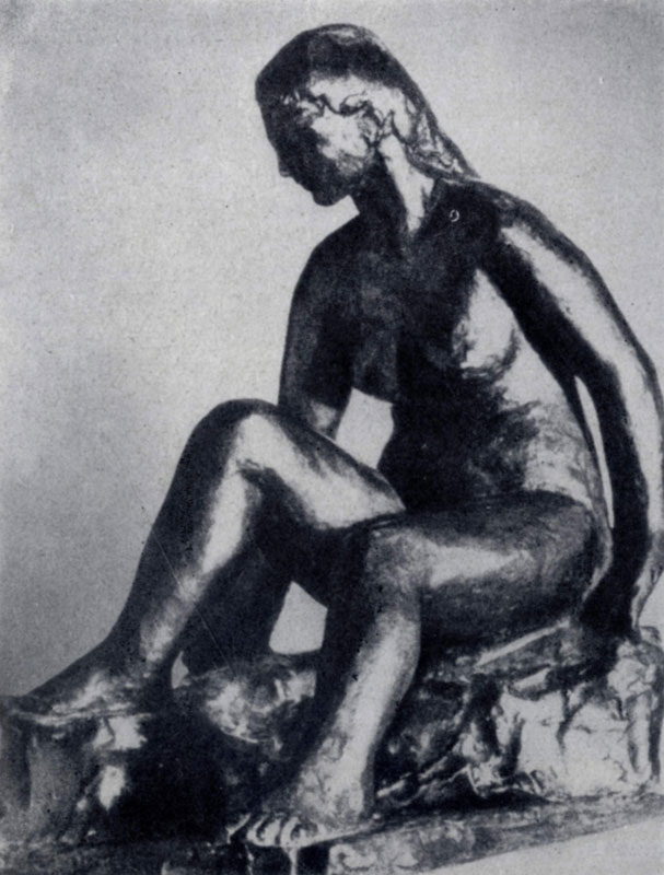 Б. Ференци. Сидящая женщина. 1965 г