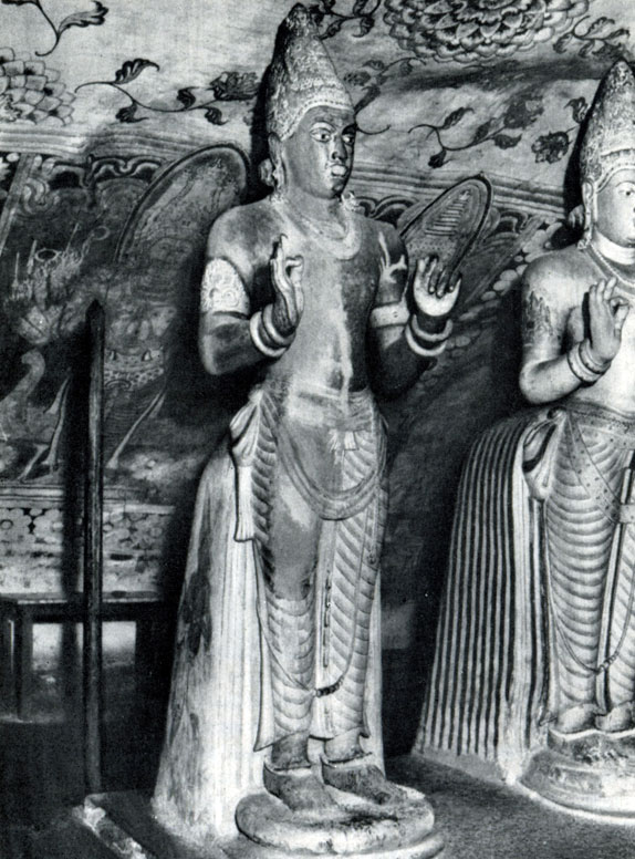Рис. 57. Статуя бога Самана в Дамбуллавихаре. XVIII в.