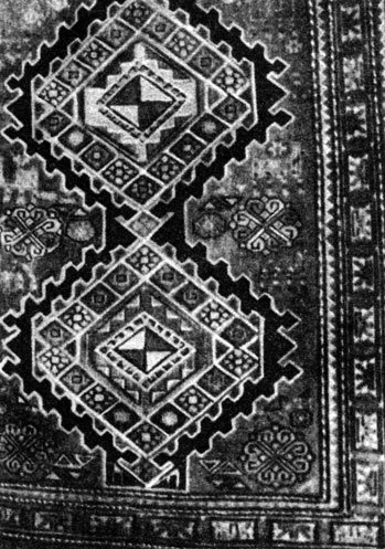 Fig. 37. 'Shirvan' carpet. XVIII century. Ankara.  Museum of Ethnography