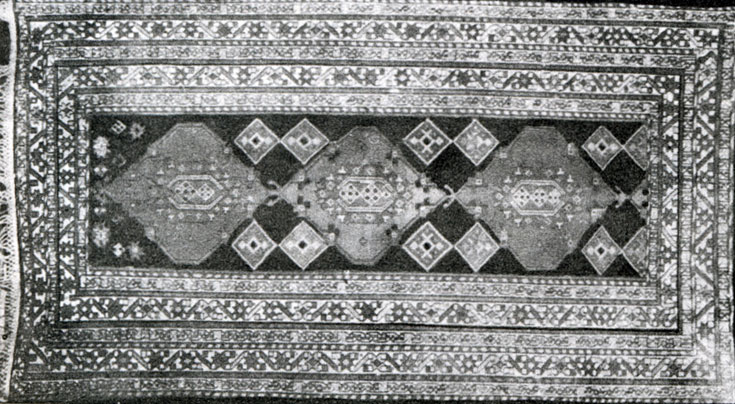 Fig. 43. 'Makhfuri' flat-woven carpet. Moscow, Museum of Oriental Culture (coloured)
