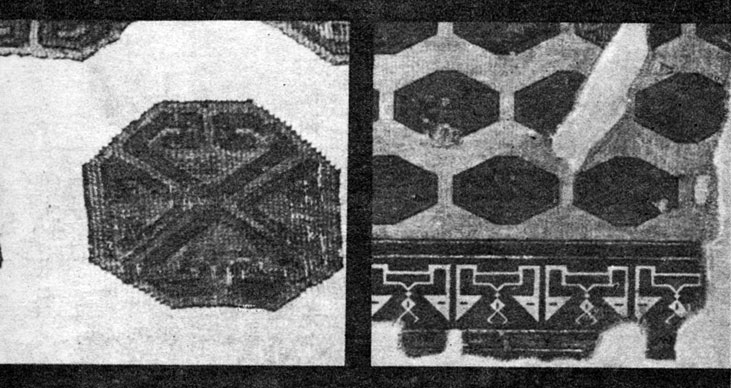 Fig. 5. 'Gyanja' carpet. XIII century. Istambul, Turk ve Islam Eserleri Muzesi, identified as 'Seljug'. Inv. N 689