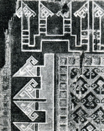Fig. 9. Carpet, made in Shirvanian makhal. XIII century. Istambul, Turk ve Islam. Eserleri Muzesi. Inv. N 681