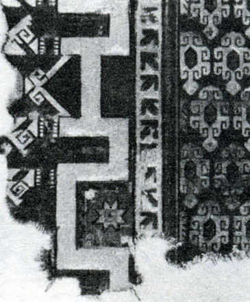 Fig. 10. 'Mugan' carpet. XIII century. Istambul, Turk ve Islam Eserleri Muzesi, identified as 'Seljug'. Inv. N 684