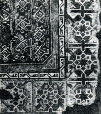 Fig. 11. 'Baku' carpet. XIII century. Istambul, Turk ve Islam Eserleri Muzesi, identified as 'Seljug'