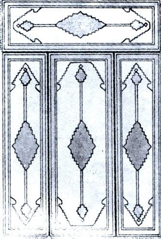 Fig. 40. Sketch of Khaly-Gyaba set consisting of four(b) carpets