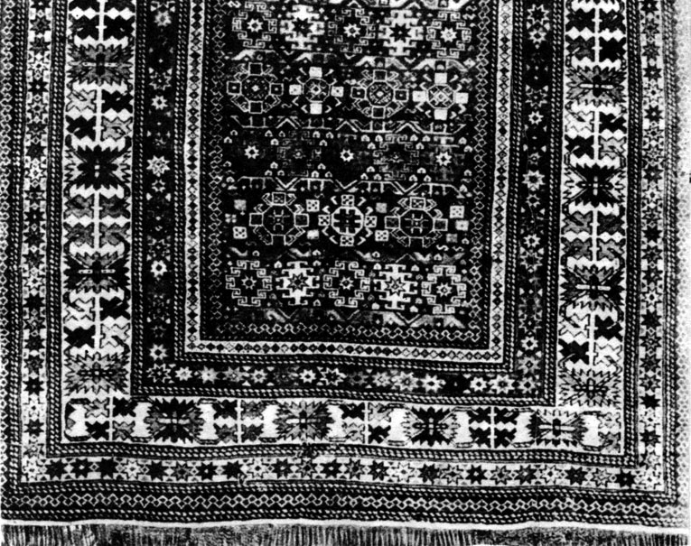 Fig. 119. 'SirtchichT carpet. Kuba group of carpets, XIX century. Moscow, Museum of Oriental Culture