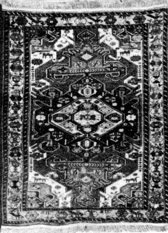 Fig. 126. 'Gymyr carpet (Second variant). Kuba group of carpets. XIX century. Leningrad. Museum of Ethnography. Inv. N 7244-11