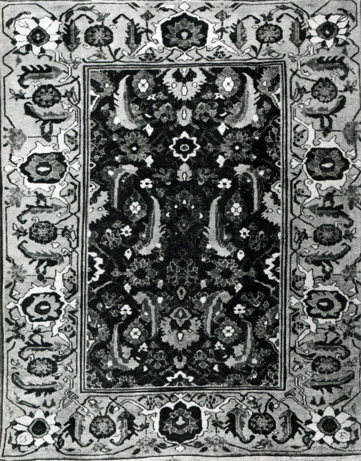 Fig. 140. 'Gerat-Pirebedil' carpet. Kuba group. First quarter of the XX century. Baku. State Museum of History of Azerbaijan