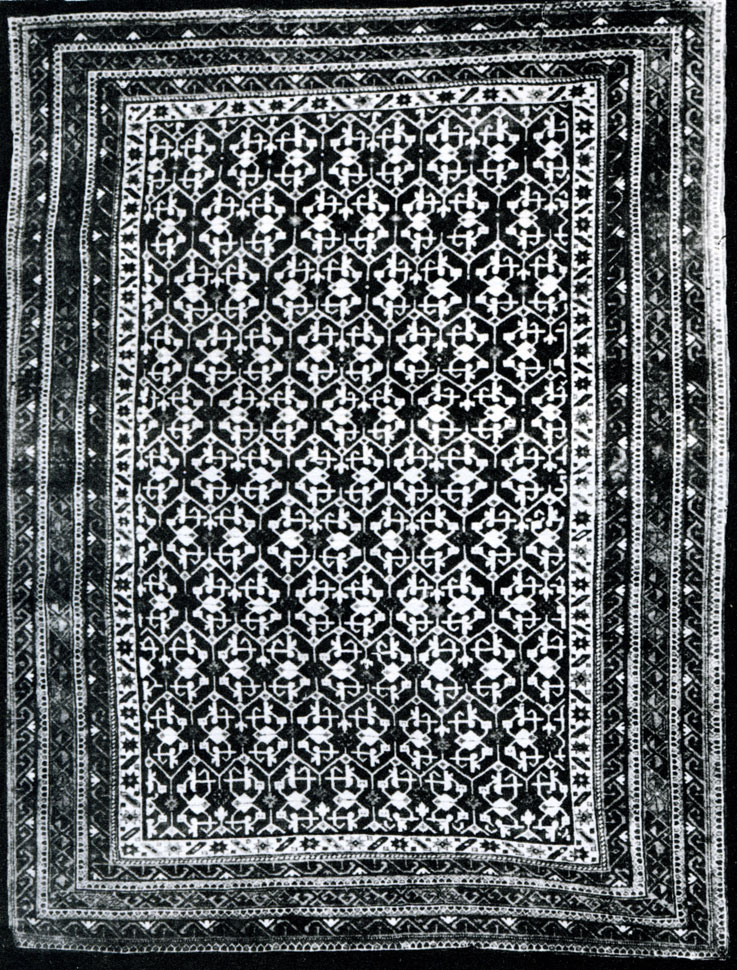 Fig. 166. 'Khan' carpet (Second variant). Kuba group. XIX century