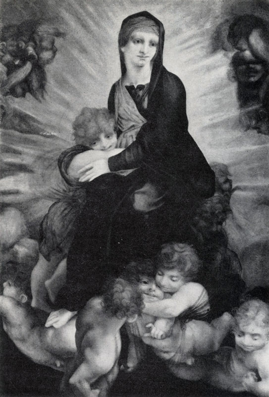 Россо Фьорентино. Мадонна с младенцем и ангелами