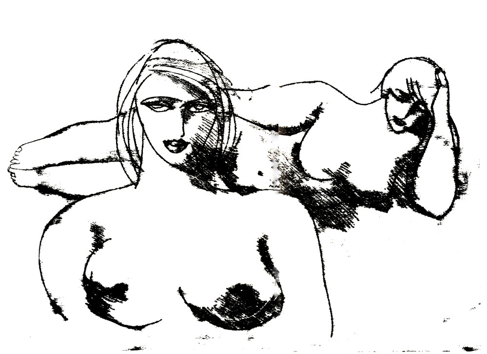 30. . 1963. . 42×60. Women. 1963. Monotype. 42×60