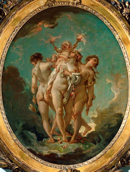 Франсуа Буше. Три грации, 1765