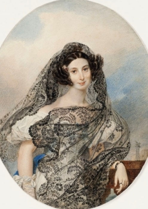 К. Брюллов. Портрет Джованины Пачини, ок. 1831
