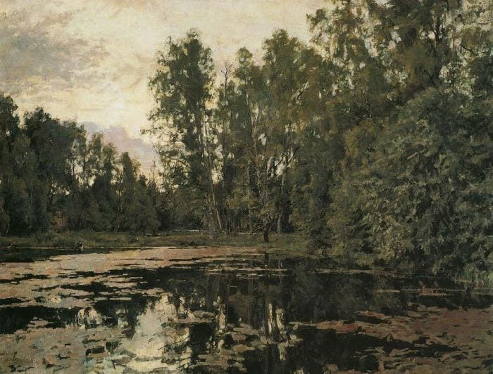 В. Серов. Заросший пруд. Домотканово, 1888