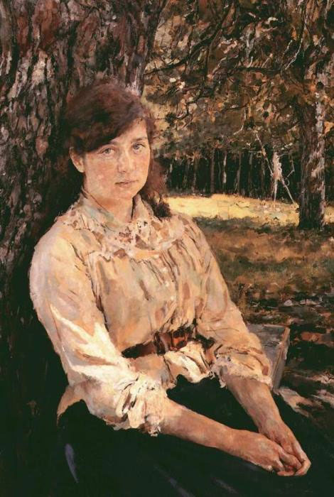 В. Серов. Девушка, освещенная солнцем, 1888