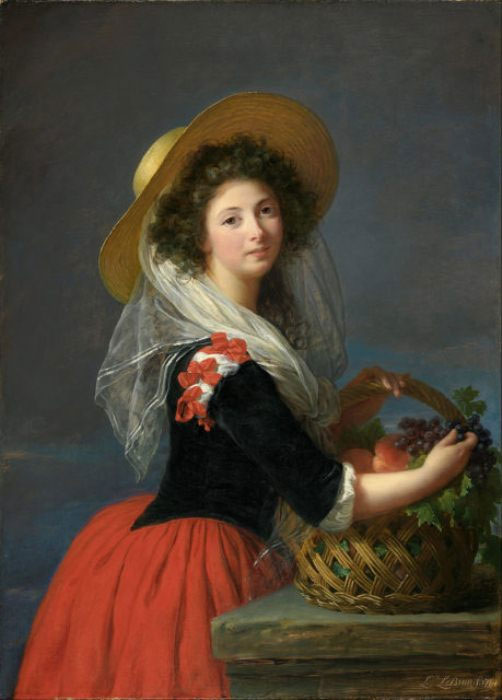 Портрет кисти Элизабет Лебрен, 1784 г.