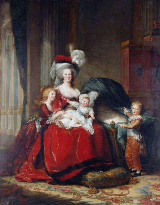Портрет Марии Антуанетты с детьми