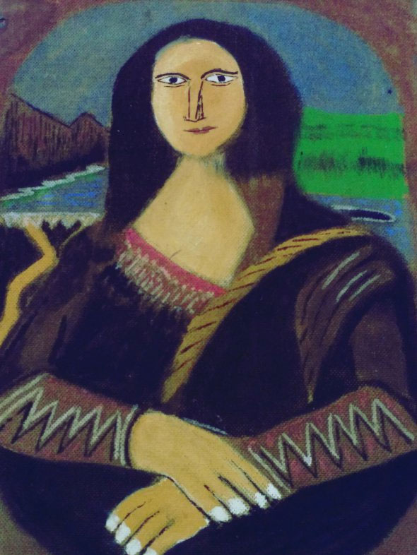 Картина Георгия Малявина 'Мона Лиза'