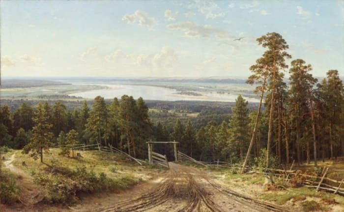 И. Шишкин. Кама близ Елабуги, 1895