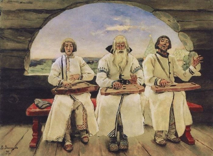 В. Васнецов. Гусляры, 1899