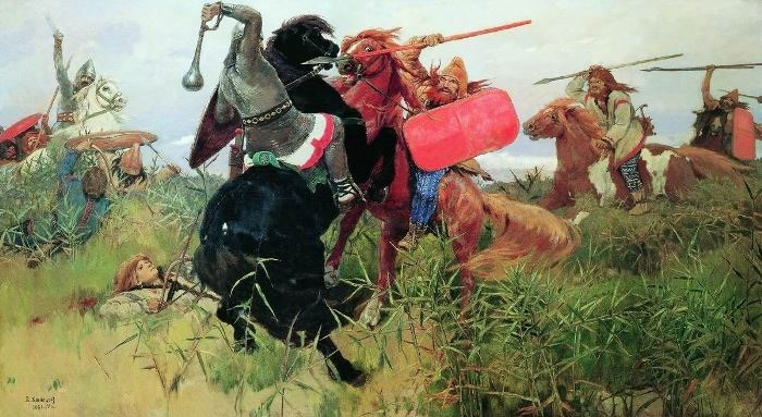 В. Васнецов. Битва скифов со славянами, 1881