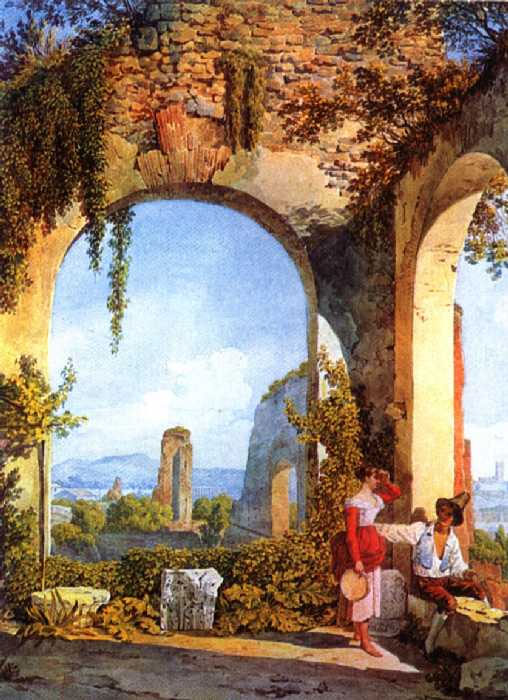 Итальянские руины, 1822-26 гг.