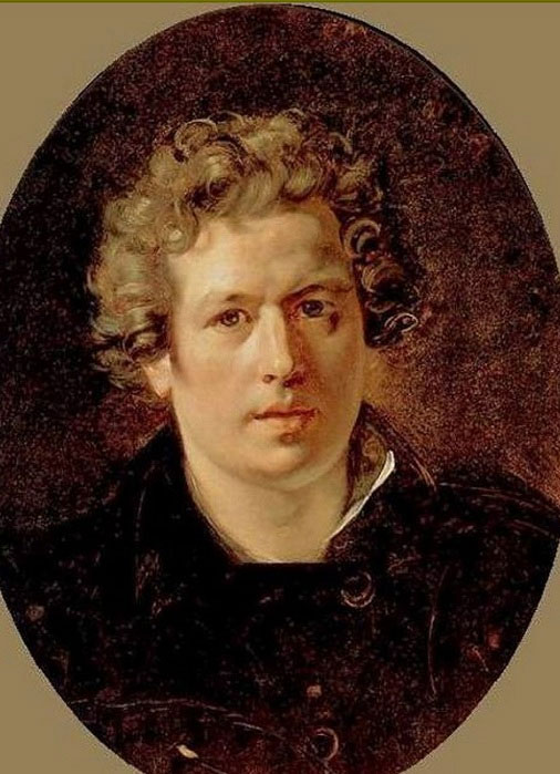 Автопортрет. К. Брюллов, 1834 год