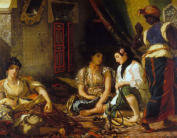 «Алжирские женщины в своих покоях» (1834)